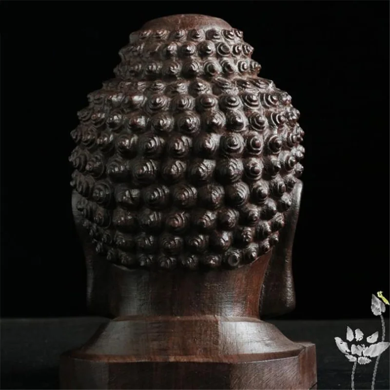 Новые творческие статуя Будды из натурального дерева Шакьямуни татхагата