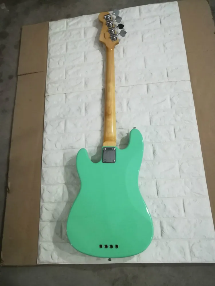 Фото Высококачественная ярсветильник я однотонная Кленовая Подставка 4 струны P electric bass, бесплатная доставка №2