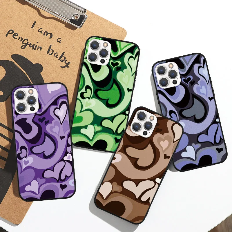 Чехол Love Heart для Samsung Galaxy A52 A32 A72 S21 S20 FE S10e S10 Plus Ultra Lite A02 A50 A30S A71 A70 A7 2018 модные