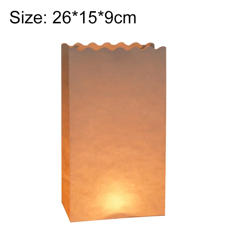 5 шт. подсвечник для чая в форме сердца Luminaria бумажный фонарик рождественской