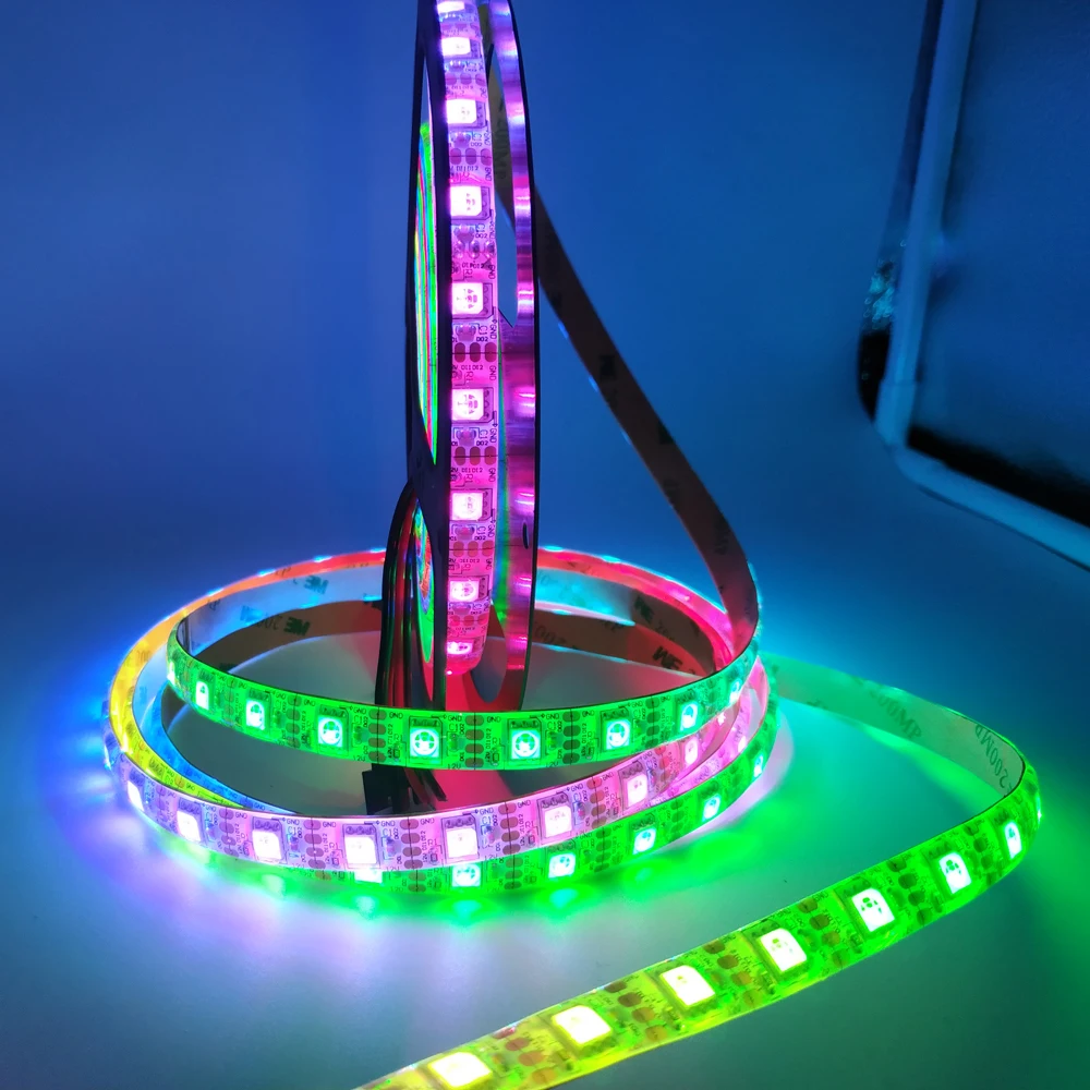 Пиксельная светодиодная RGB ленсветильник WS2815 (обновление WS2812B/WS2813)