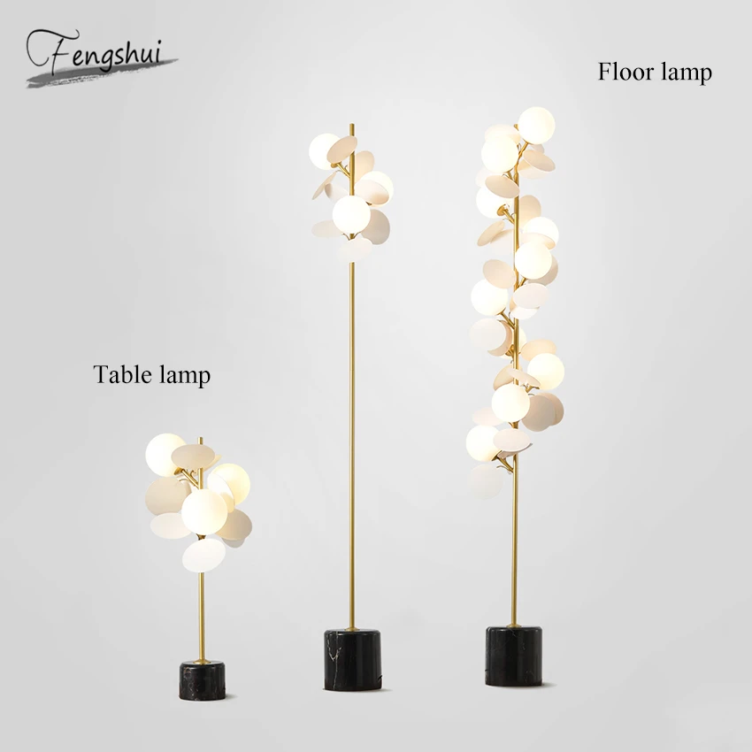 Современный светодиодный Цвет лепесток пол светодиодные настольные лампы