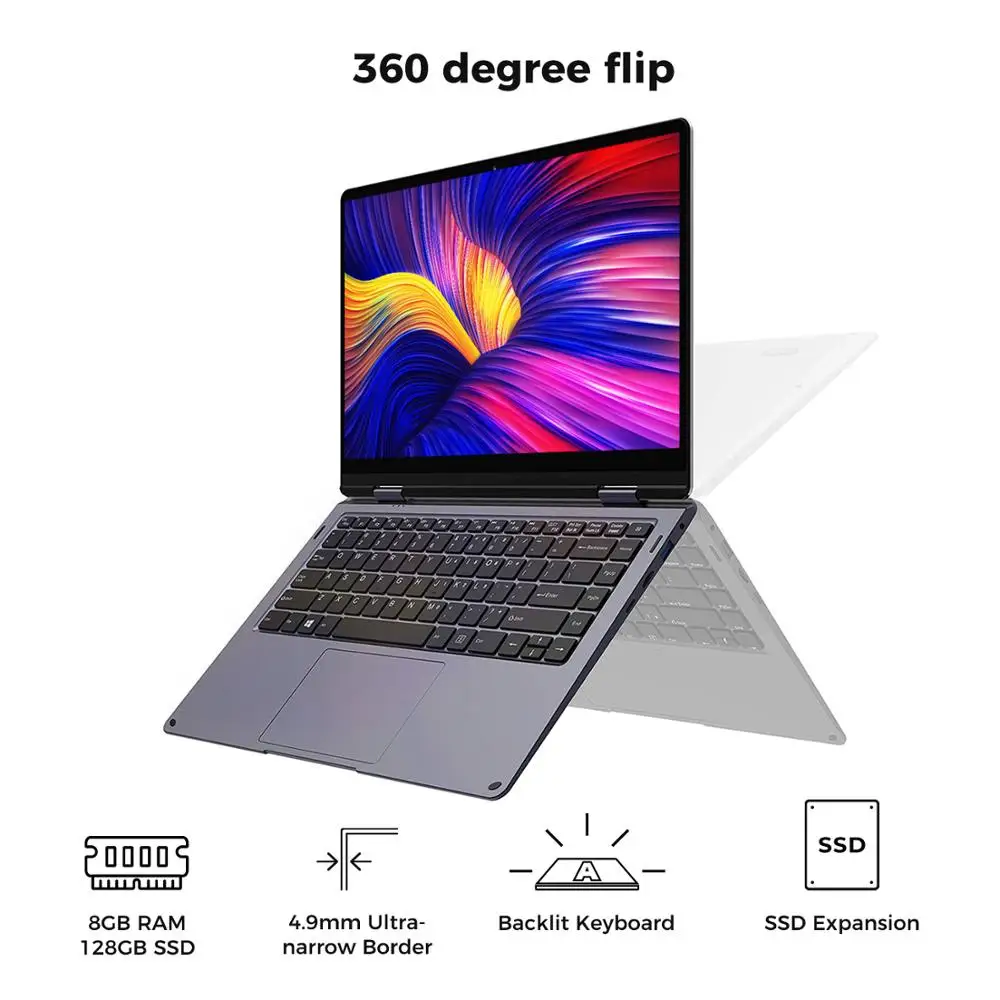 Ноутбук XIDU PhilBook Max на Windows 10 4 ядерный процессор Intel Atom E3950 экран 14 1 дюйма 8 ГБ + 128