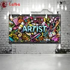 5d фото круглая алмазная живопись абстрактный мультфильм Граффити искусство полная дрель квадратная мозаика домашний декор Ручная работа вышивка подарок