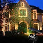 Уличный лазерный светильник на солнечной батарее, праздничная Пастельная лампа со сценическими эффектами для свадьбы, Рождества, сада, патио, газона, ландшафта, Декор