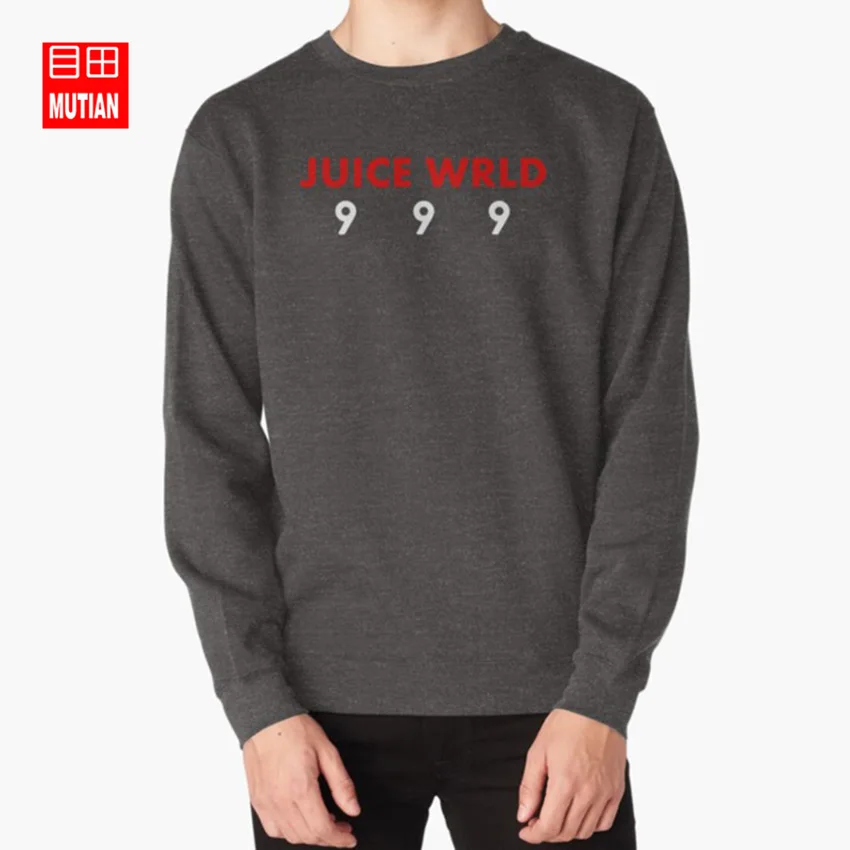 darkgrey-sweatshirt JUICE WRLD 999 толстовки с капюшоном 999 juice wrld - Цвет: darkgrey-sweatshirt