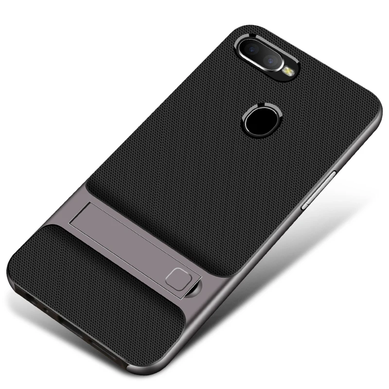 Royce Gray Чехол для мобильного телефона, чехол для OPPO F7 F9 Pro, мягкий 3D стенд, 360 Защитный Гибридный Силиконовый чехол для телефона OPPOF7 OPPOF9 F9Pro, милая сумка - Цвет: Royce Gray