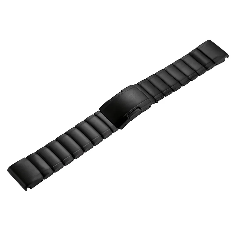 Black Металлический браслет YOOSIDE для Garmin Fenix 6 S, быстрый крой, ремешок из нержавеющей стали для часов Garmin Fenix 5S/Fenix 5S Plus - Цвет: Black