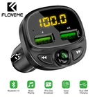 Зарядное устройство автомобильное FLOVEME для телефона с беспроводным fm-передатчиком