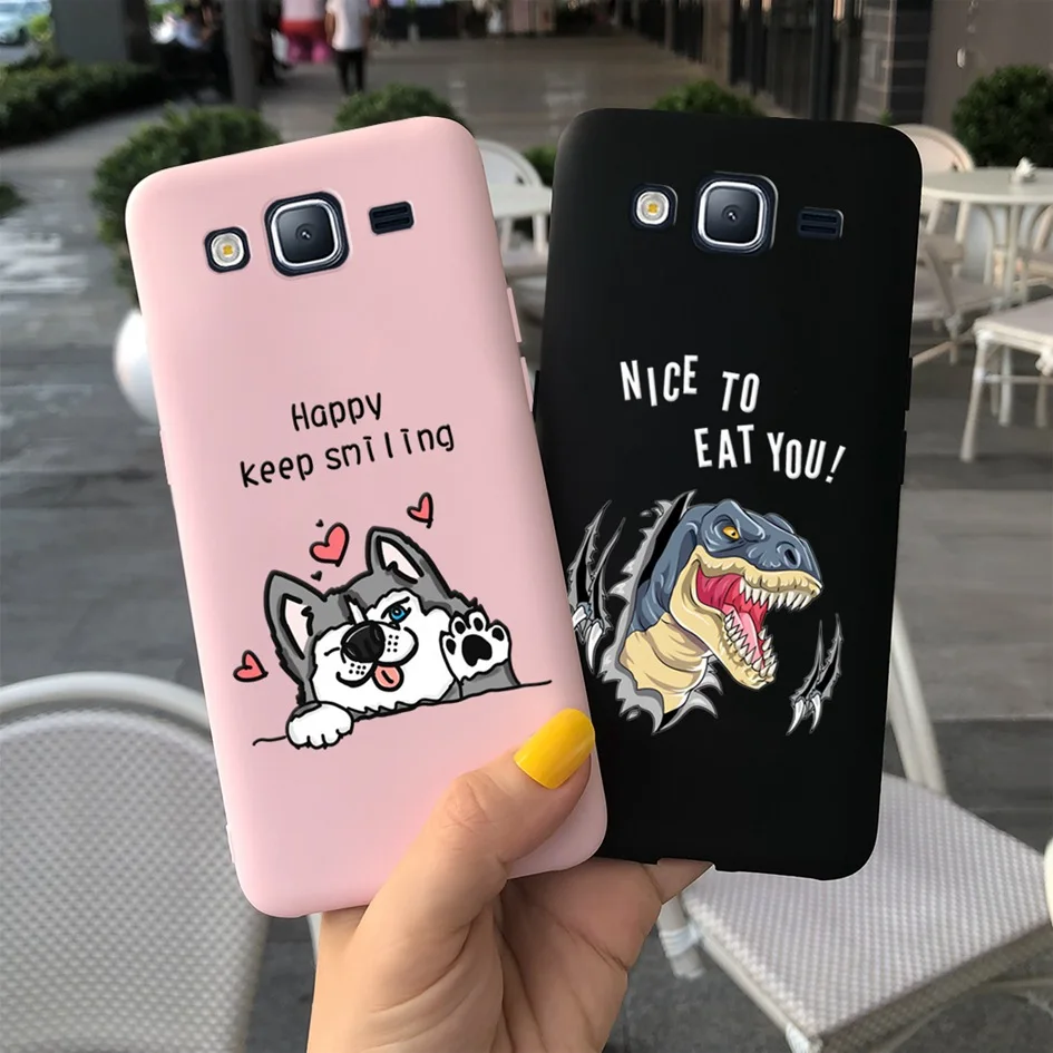 Чехол для Samsung Galaxy J2 Prime G532 G532M, роскошная матовая тонкая задняя крышка телефона для Samsung J2 Prime SM-G532F, мягкий чехол с динозавром