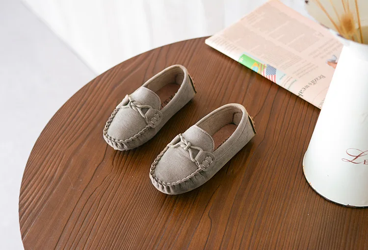 Size 21-35 Baby Toddler Shoes Spring Summer Children Soft PU Leather Casual Shoes Boys Loafers Girls Moccasins Shoes