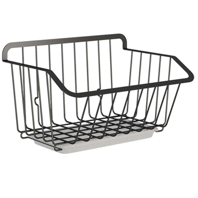 

Stainless Steel Kitchen Wall Mounted Storage Basket Spice Rack Shower Caddy Fruit Drainer Organizer Dish Drying Shelf
