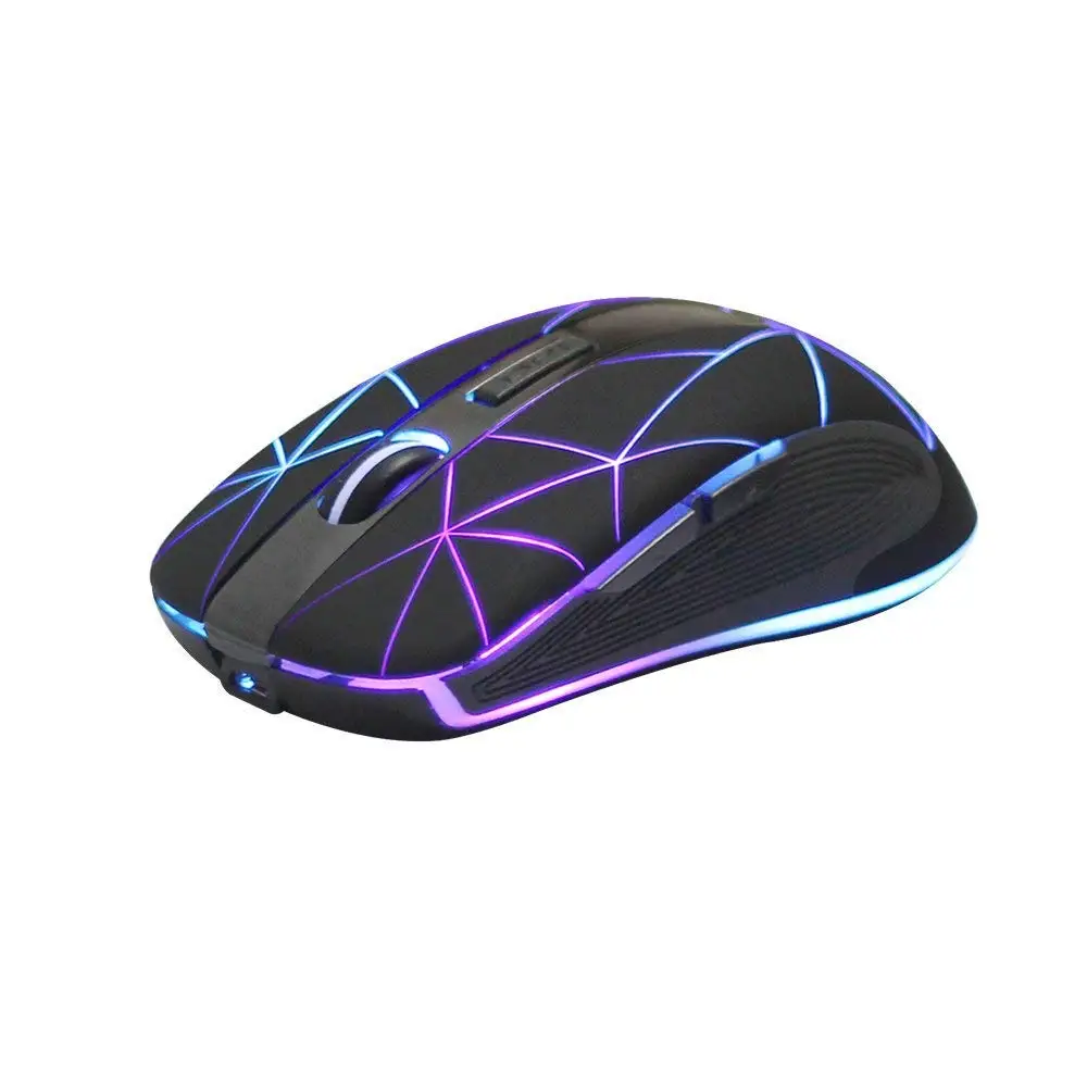 Купи Rii RM200 Wireless Mouse With USB Rechargeable RGB Mouse For Computer Laptop PC Macbook Gaming Mouse Gamer 2.4GHz за 713 рублей в магазине AliExpress