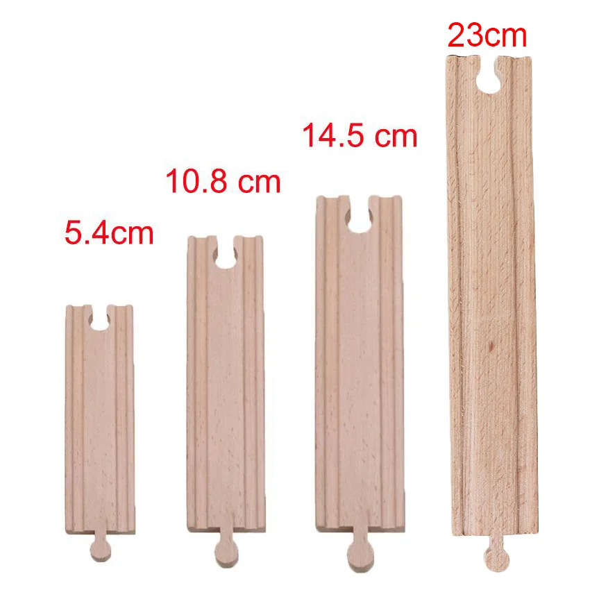 Длинные прямые треки свободные деревянные железная дорога аксессуары