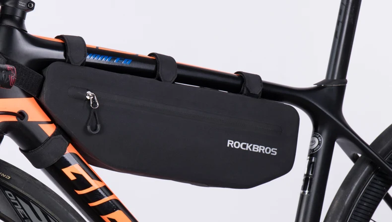 ROCKBROS Велосипед Сумка непромокаемые большой Ёмкость MTB дорожный велосипед рама сумка Треугольники чехол Водонепроницаемый шприц для заделки швов сумка панье аксессуары