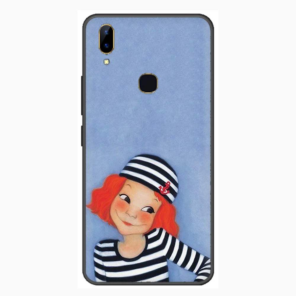 Чехол из мягкого силикона TPU для Vivo Y11 Black от YOUK SHIM WON.