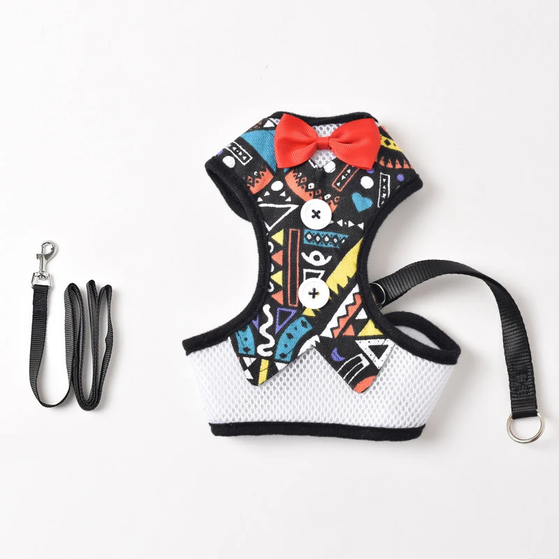Регулируемый дышащий жилет ошейники цепь щенок кошка поводок для собак