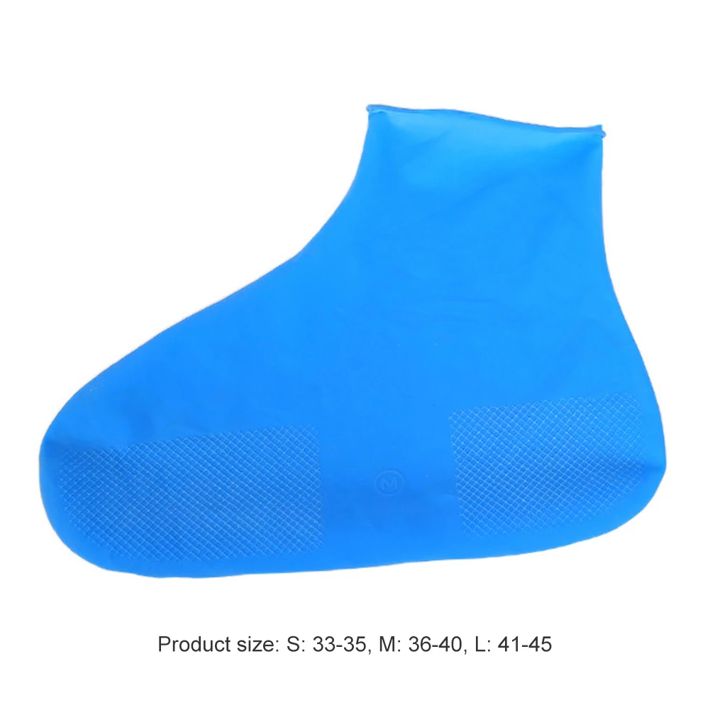 

Boots Waterproof Shoe Cover Silicone Material Unisex Shoes Protectors Rain Boots for Indoor Outdoor Rainy Days Reusable
