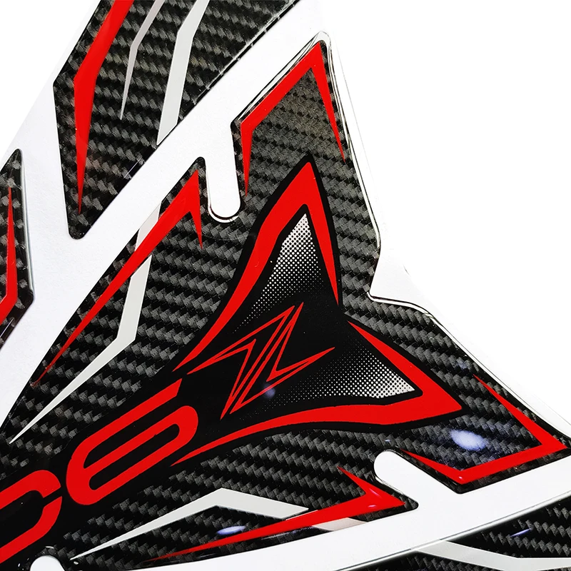 

For KAWASAKI Z900 Motorcycle Fuel Tank Pad Carbon Fiber Non-Slip Decorative Decal Sticker