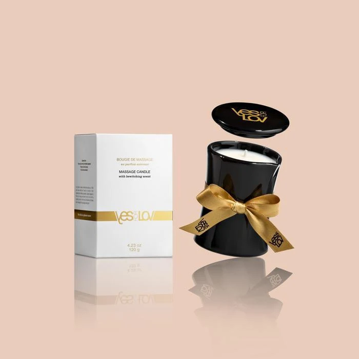 Свеча с массажным маслом YESforLOV аромат Bewitching scent 120 гр | Красота и здоровье