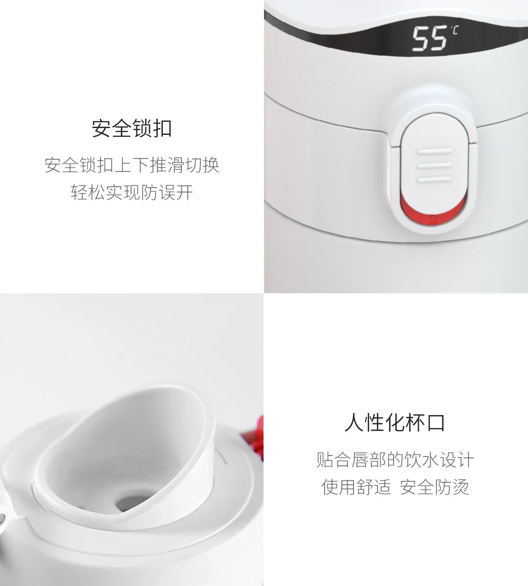 Предоплата Xiaomi Youpin 17PIN теплая Звездная чашка с температурным цифровым дисплеем эмалированная глазурь долговечная изоляция 380 мл 3 цвета