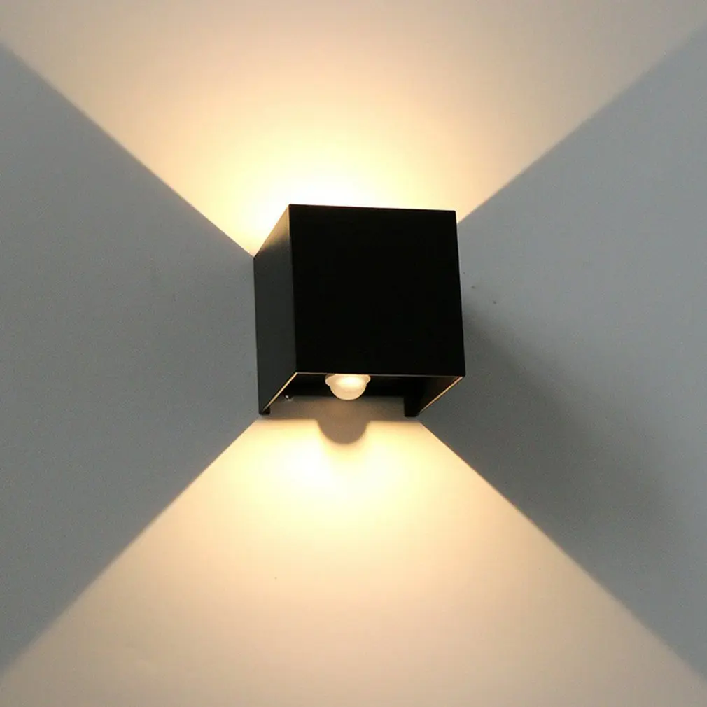 

6 Вт 10 Вт современный простой подход создать Творческий открытый Водонепроницаемый настенный светильник светодиодный открытый двор лампы ...