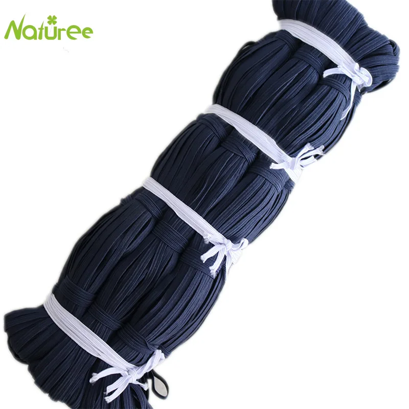 32Meters/lot 6mm Mask Elastic Bands Rope Rubber Band Ribbons for DIY Sewing Crafting Making Disposable | Дом и сад