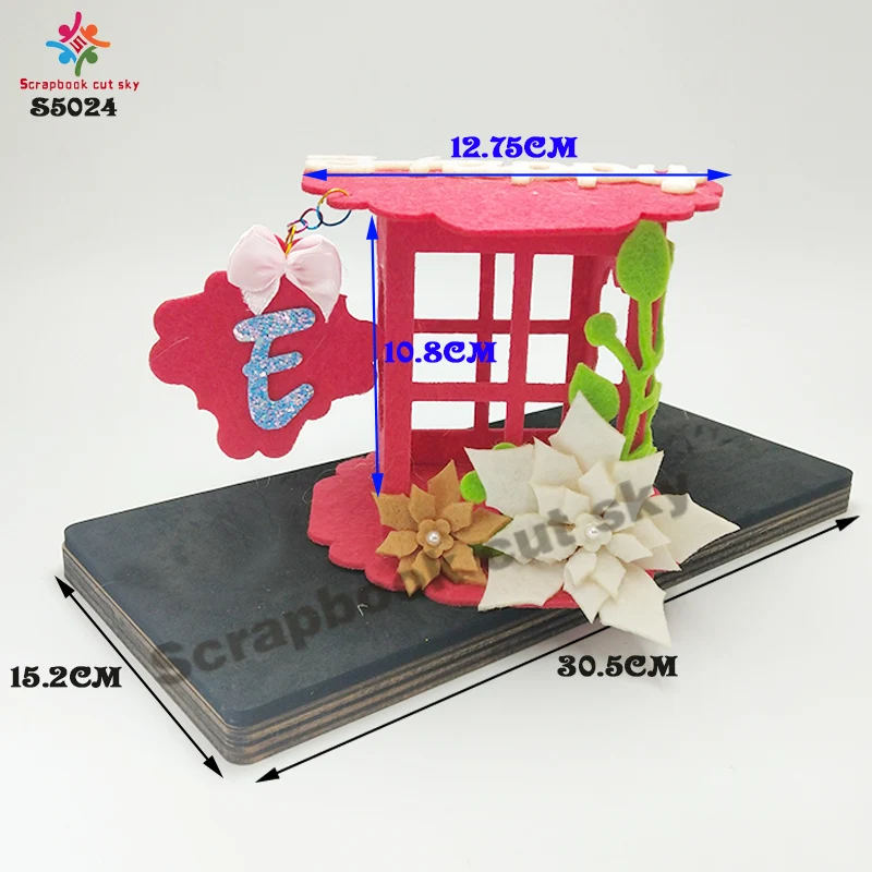 Вырубные штампы и CN561-lantern скрапбукинга для вырезания неба ручной работы Дом сад
