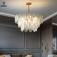 kobuc european luxury brass metal pendant light high end france design bedroom living room pendant light fixture 405060cm