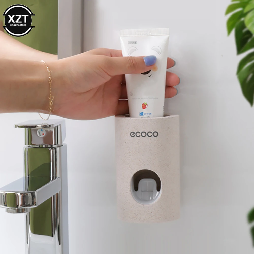 

Creative New Automatic Toothpaste Dispenser Toothpaste Squeezers Wall Mount Stand Suitable For Home Bathroom