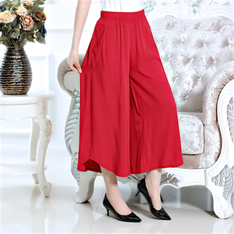 Летние тонкие удобные брюки из хлопка и льна женские Брендовые с широкими