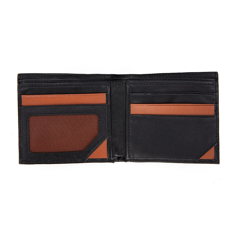 Модный новый короткий тонкий мужской кошелек с защитой от кражи для монет умный