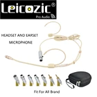 Leicosic Top Mini XLR 4-контактный однонаправленный конденсаторный микрофон, беспроводная система, подходит для всех марок