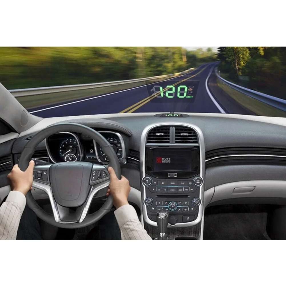 Hot Car HUD Reflective Film Head Up Display System OBD II Fuel Consumption Overspeed Auto Accessories Styling | Автомобили и