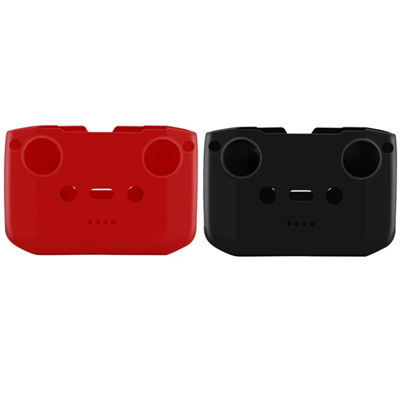 

2PCS Dust Protection Cover Remote Control Protective Sleeve for Mini 2 Drone Remote Control Accessories, Red & Black