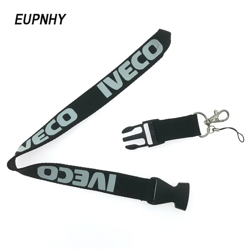 EUPNHY IVECO автомобильный шнурок на шею логотип съемные ключи сотовый телефон Lanayard ремни офис ID держатель карт пропусков Подвесной Канат
