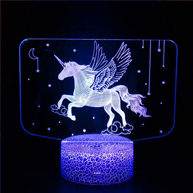 

Акриловый ночсветильник 3D с USB, неоновая лампа для украшения дома, рождевечерние, свадьбы, подарка на новый год
