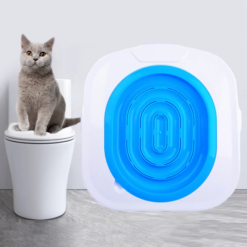 

Plastic cat training garbage tray mat cat toilet trainer puppies kitten cat litter box toilet pet cleaning cat training Supplies