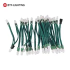 100 шт., 12 мм, WS2811 IC, светодиодный пиксельный модуль, струна, не является водонепроницаемой, IP30, RGB, Dream, цвет, адресуемый, постоянный ток 5 В, вход