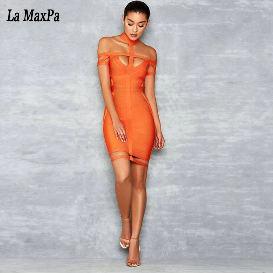 Осеннее Сексуальное Женское Бандажное платье на тонких бретельках женское