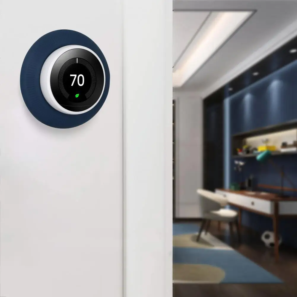 

Perfectly Fit Silicone Wall Plate Cover Backplate for Nest Learning 3rd 2nd 1st Thermostat