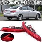 K-Автомобильный отражатель, светодиодный стоп светильник, лампа заднего бампера для Nissan Almera Bluebird Sylphy 2006 2007-2014