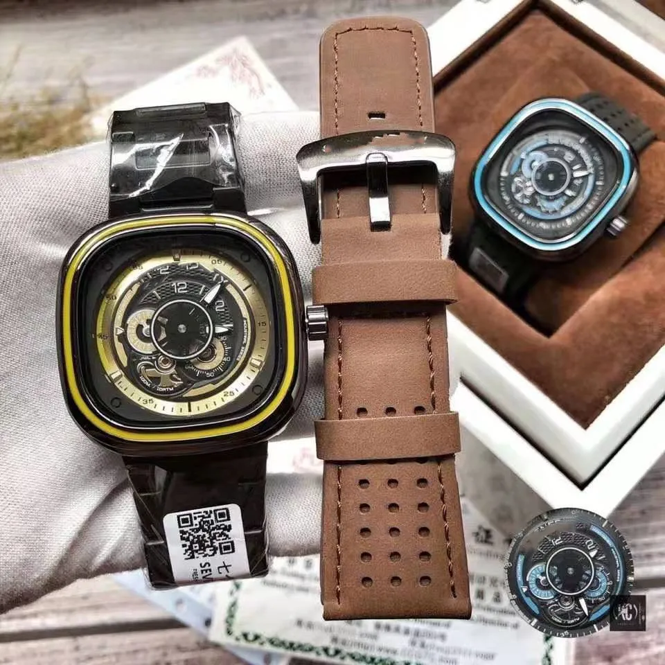 

2021 new high-end business men's watch fashion watch personality watch six pin function watch