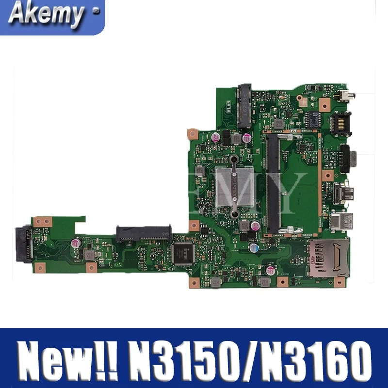 

Новинка! Akemy X553SA материнская плата для Asus X553SA X553S X553SA F553S A553S материнская плата 100% тест OK W/ N3150/N3160 CPU