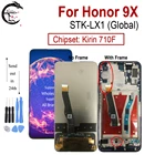 ЖК-дисплей с рамкой для Huawei Honor 9X STK-LX1 ЖК-экран сенсорный датчик дигитайзер в сборе запасной дисплей для Honor9X