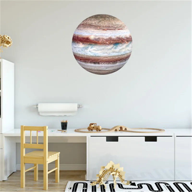 Светится в темноте планета Jupiter настенные наклейки для спальни светящиеся