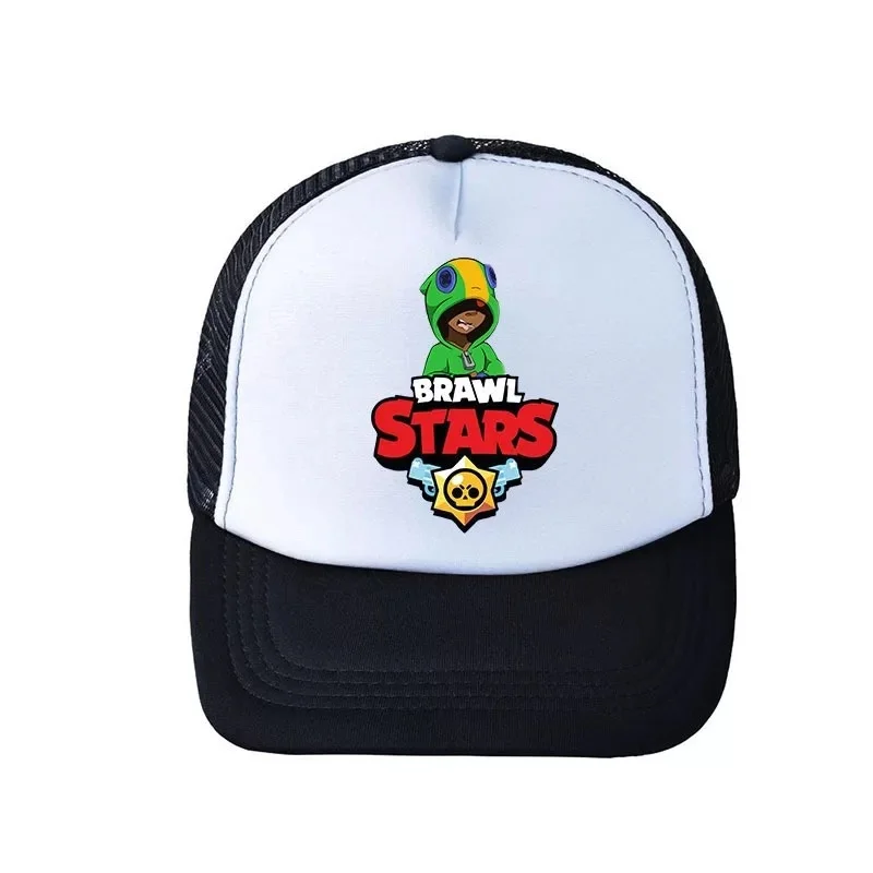 Braw stars бейсбольная кепка мультяшная хлопковая Повседневная шляпа для мужчин и женщин дышащая Летняя Сетка Солнцезащитная шляпа регулируемая бейсболка хип хоп Кепка Gorras - Цвет: E8