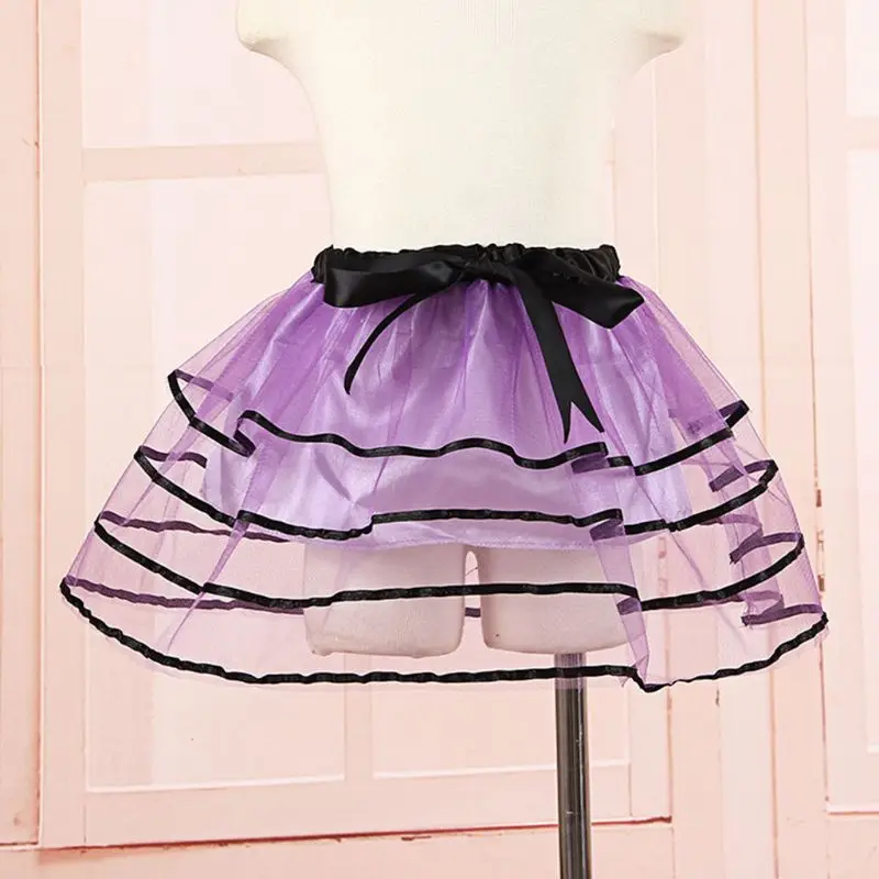 Fashion New Children Wear Girls Dance Skirts Bow Half-length Mesh Tutu Skirt Kids Show Costumes Birthday Holiday Gifts | Мать и ребенок