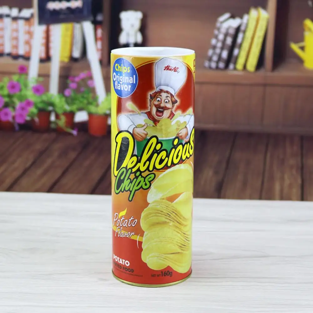 Игрушка для трюков с картофельными чипсами имитация змеи в банке розыгрыш