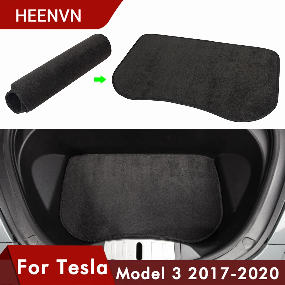 Heenvn Model3 коврики для переднего БАГАЖНИКА АВТОМОБИЛЯ Tesla Model 3 аксессуары передний